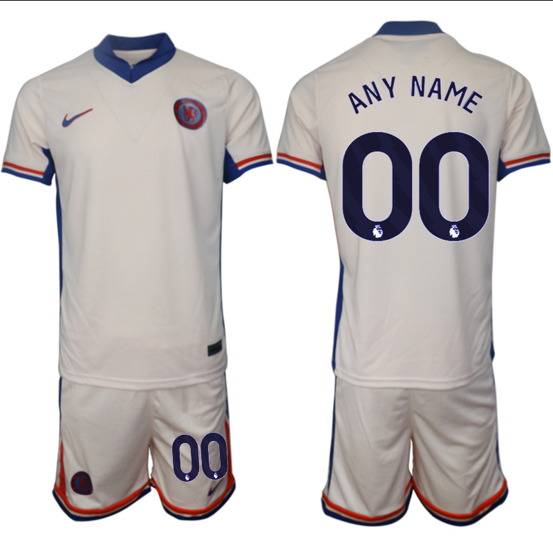 Men 2024-2025 Club Chelsea away Cream customized Soccer Jersey